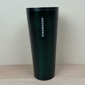 Starbucks Dark Green Swirl Tumbler